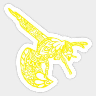 Bee_ellow Sticker